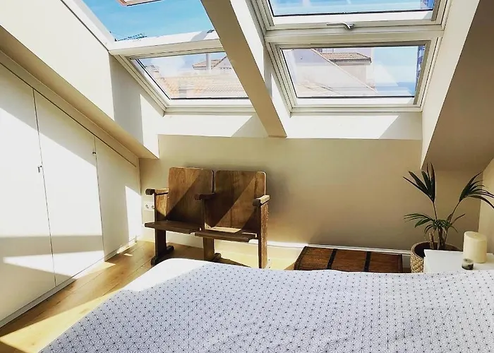 Atico Marqués Playa Centro Vistas Al Mar Garaje Opcional * Gijón